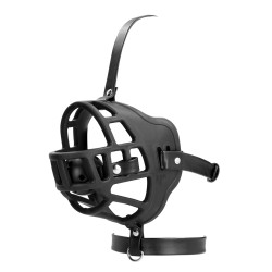 Ouch! Xtreme Muselière avec Bâillon-boule Muzzle Gag Noire